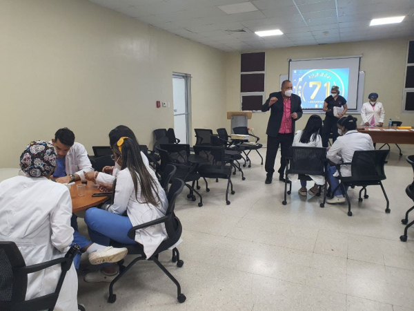 Médicos residentes del HUMNSA participan de talleres de  Adherencia a los Protocolos de Atención Obstétrica y Neonatal.