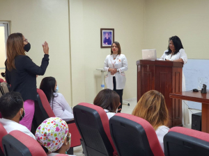 HUMNSA imparte Conferencia en Conmemoraci&oacute;n del Dia Internacional de la No Violencia Contra la Mujer.