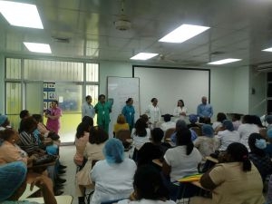 Direcci&oacute;n del HUMNSA, contin&uacute;a reuniones con su personal.