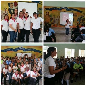 Estrategia &ldquo;Somos por ti&rdquo; llega a centro educativo dictando charla &ldquo;Prevenci&oacute;n Embarazo en Adolescentes&rdquo;.